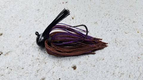 Football Jigs (Mussel Crawler) - #63 - Brown Purple (BP)