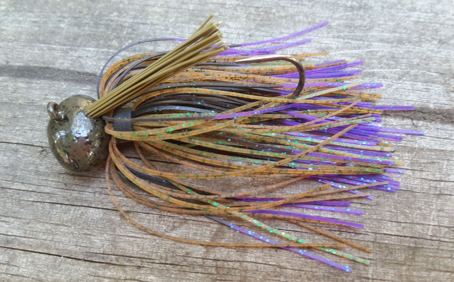 Football Jigs (Mussel Crawler) - #24 - Green Tequila