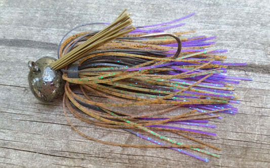 Football Jigs (Mussel Crawler) - #24 - Green Tequila