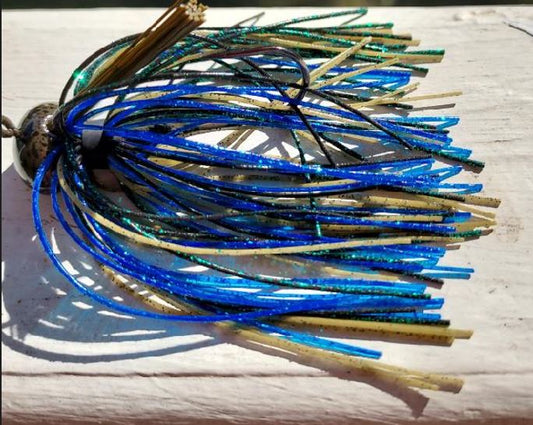 Football Jigs (Mussel Crawler) - #53 - Guntersville Flash